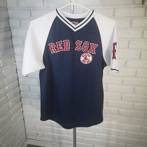 Stitches Athletic Gear Youth's Size Medium Boston Red Sox Blue & White Jersey